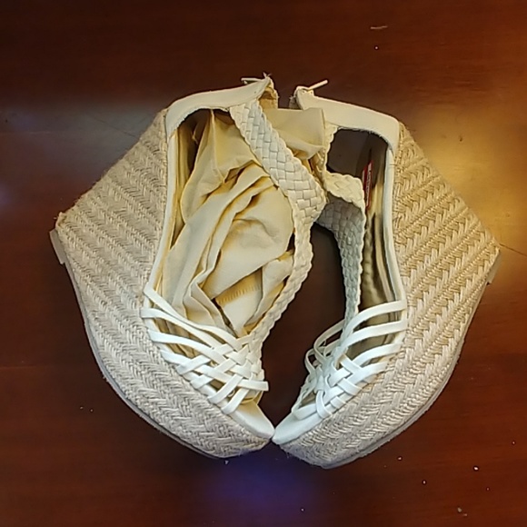 Mossimo Supply Co. Shoes - Cream Wedges Mossimo Supply Co. Shoes - Cream Wedges